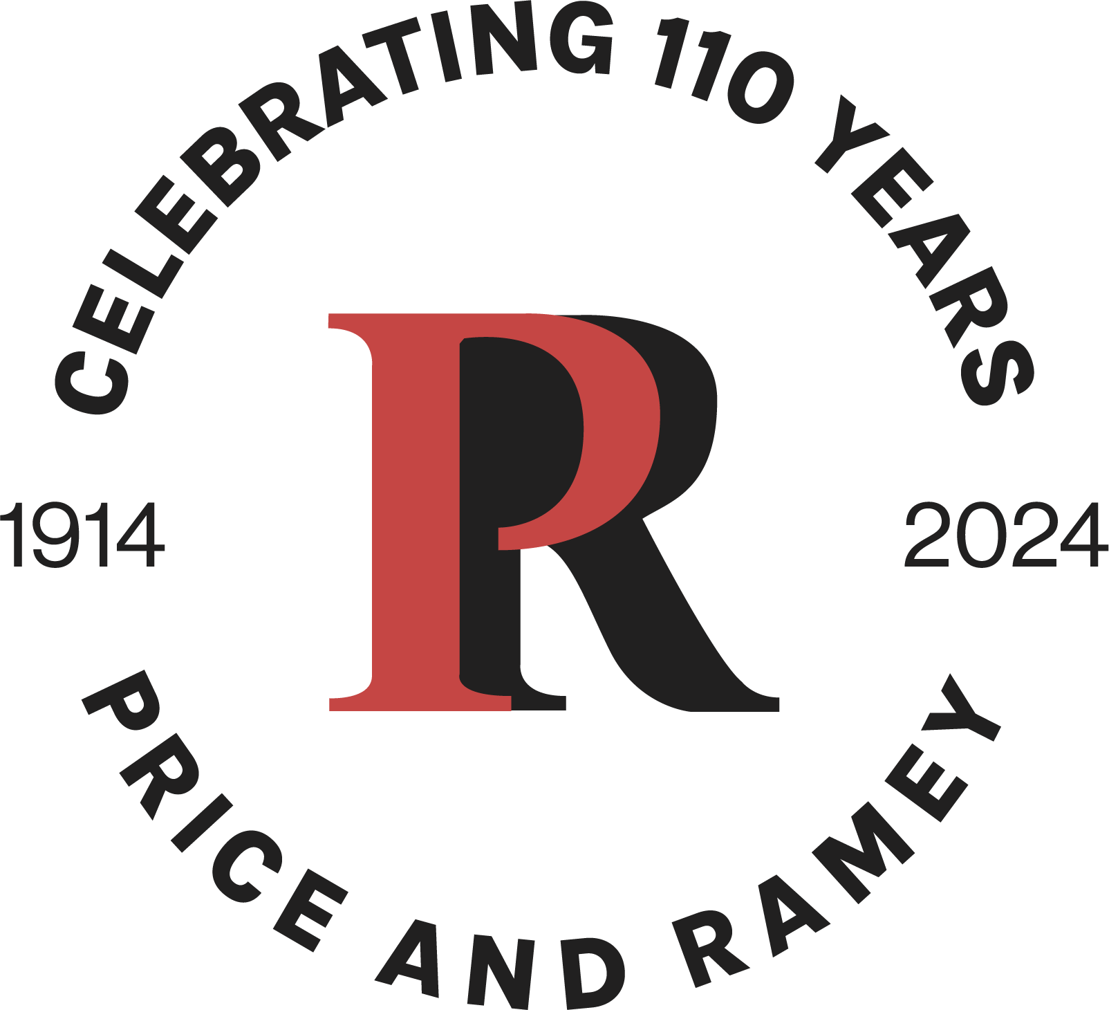 P&R 110 Year Logo
