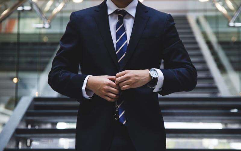 Suit on Stairs